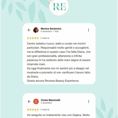 Recensioni Google — Monica Santonico e Cinzia Mancinelli