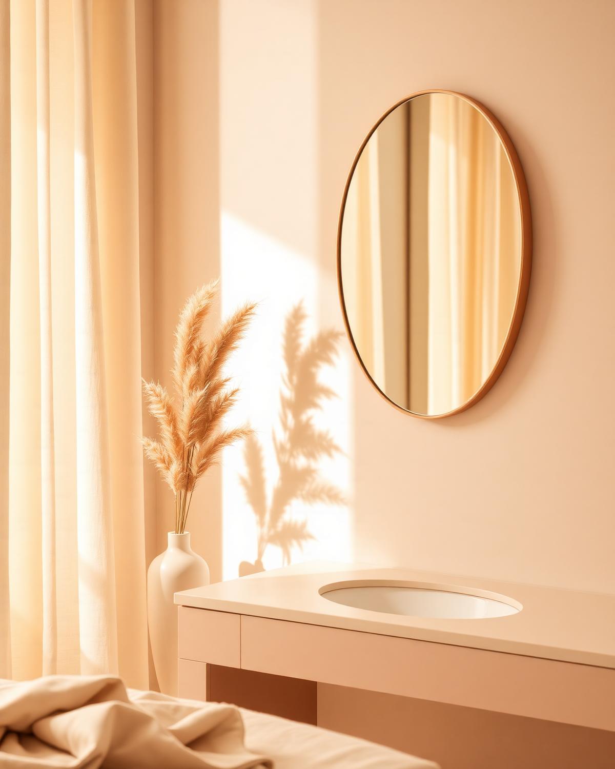 Interno del centro Reverse Beauty Experience — luce naturale e dettagli oro rosato